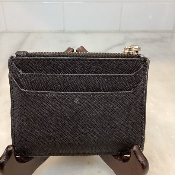Kate Spade Black Zip Card Wallet - Picture 2 of 7
